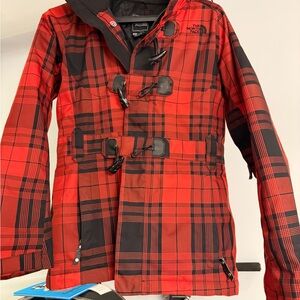 The North Face Red Plaid Jacket